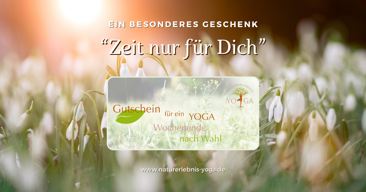 Geschenkgutschein für ein YOGA-Wochenende