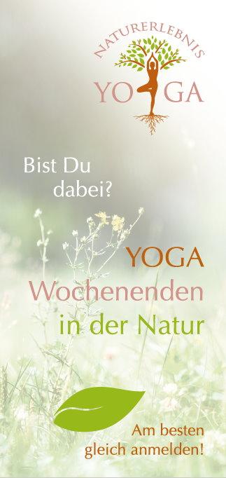 Flyer Naturerlebnis Yoga